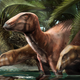 Three dinosaurs, in an illustration.